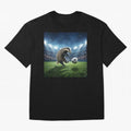 Dynamic Badger Plays Soccer Like Ronaldo Oversized T-Shirt Show Championship Spirit for Match Day Hype around FIFA World Cup 2026 USA Canada Mexico, CR7 and Messi, England and Germany, Football Passion, Legendary Performances, Festival Vibes and