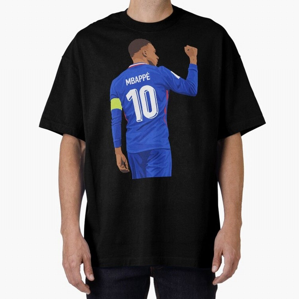 Kylian Mbappe France Oversized T-Shirt Make Your Look Match the FIFA World Cup 2026 Group Stage Journey through Mbappe and Neymar Highlights, Germany Pride, Football Passion, Legendary Performances, Festival Vibes and Supporter Community; Made for