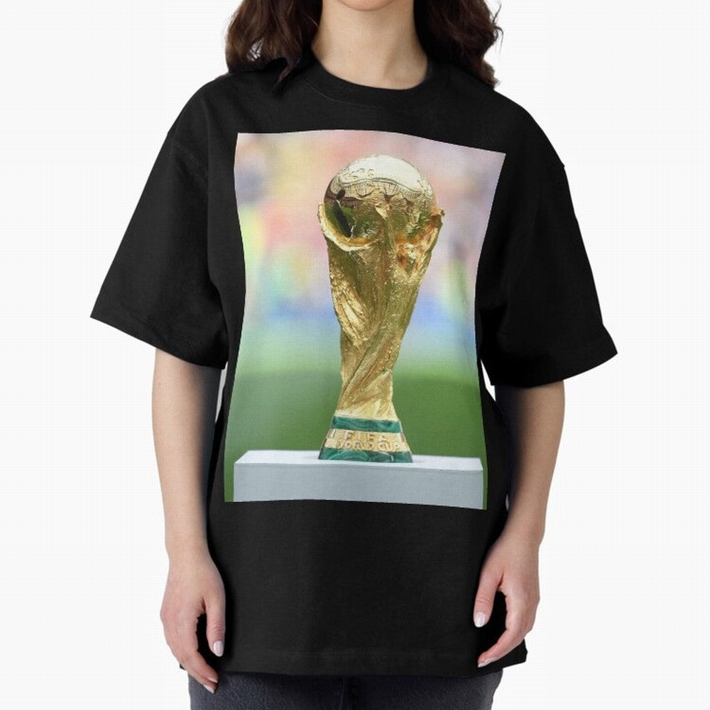 World CUP. Oversized T-Shirt Show Up for the Glory of Global Football Passion for FIFA World Cup 2026, Filled with Messi, Neymar and Mbappe, Spain and Netherlands, Stadium Chants, National Pride, Trophy Dreams and Unforgettable Football Memories;