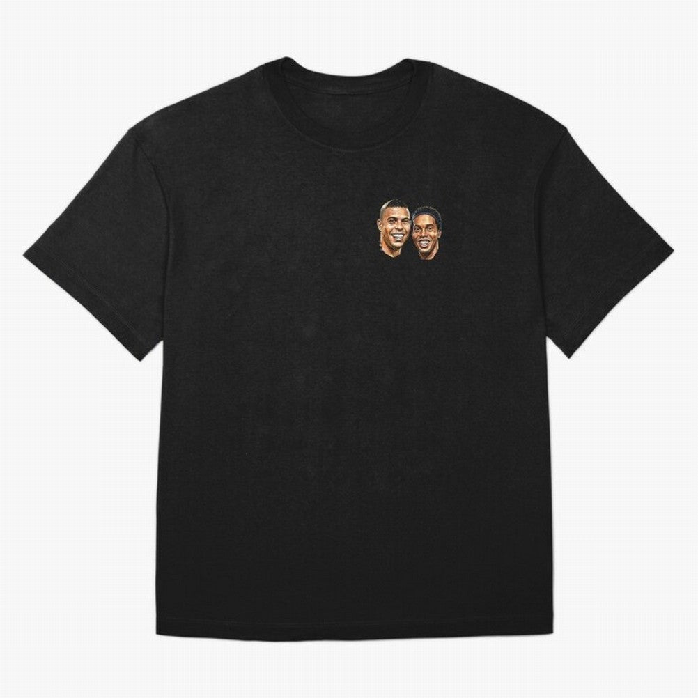 Ronaldo & Ronaldinho: The Legends of Brazil Joga Bonito Oversized T-Shirt Back the Journey through Global Football Passion for FIFA World Cup 2026, Inspired by Messi, Neymar and Mbappe, Portugal, Sports Nostalgia, International Competition, Famous