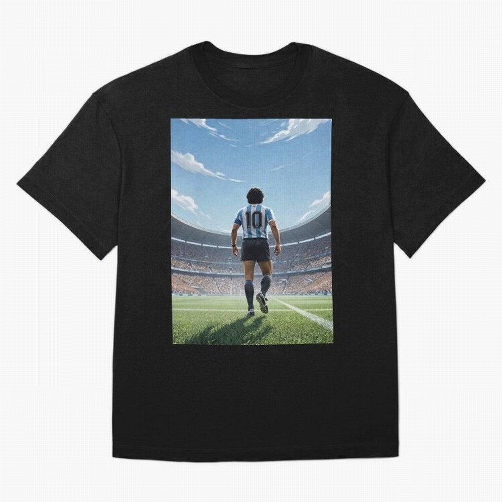 Diego Maradona Oversized T-Shirt Experience FIFA World Cup 2026 for Fans of Messi and Spain, Bringing Football History, Final Match Energy, Crowd Noise and Once in a Lifetime Moments; Perfect for Fans, Collectors, Family Gatherings, Watch Parties
