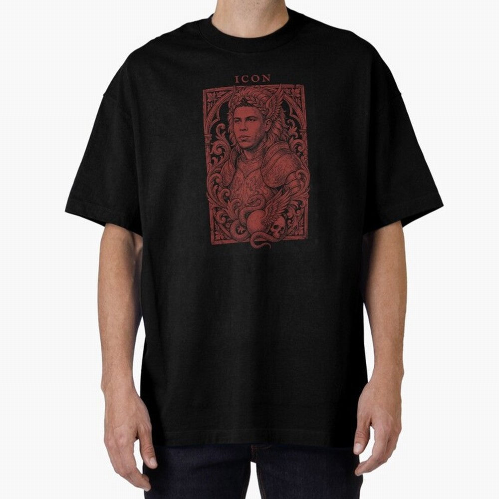 Ronaldo Naz¨¢rio ¡ª The Broken Phenomenon Oversized T-Shirt Follow FIFA World Cup 2026 Spirit, Highlighting Germany, Neymar, Haaland and Cristiano Ronaldo, Goal Celebration Energy, Supporter Heritage, Football Icons and Worldwide Tournament Joy;