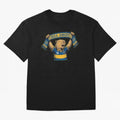 Capybara Boca Juniors Fan ¨C Funny Soccer Sticker Oversized T-Shirt Celebrate Supporters United by Global Football Passion for FIFA World Cup 2026 USA Canada Mexico, Inspired by Cristiano Ronaldo, Haaland and CR7, Spain, Football Festival