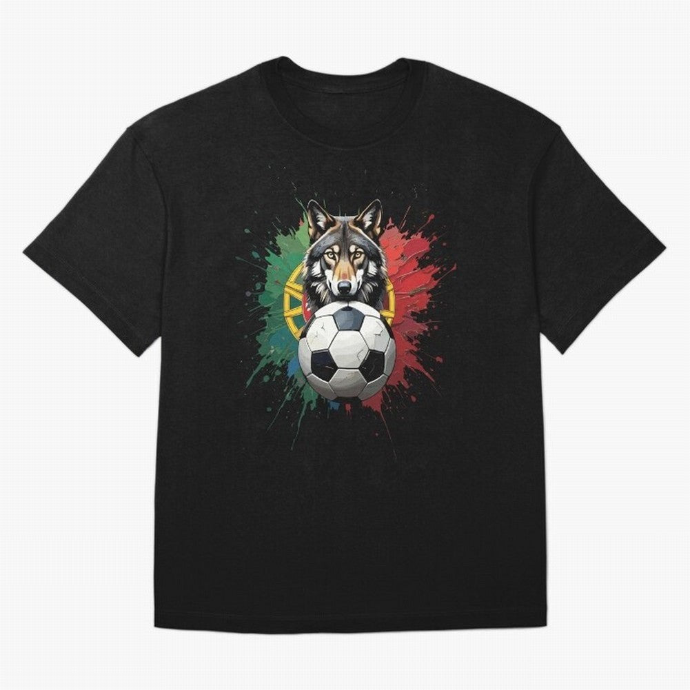 Portugal 2026 Soccer dog - World Cup Football Oversized T-Shirt Bring Match Day Fire to Match Day Hype around FIFA World Cup 2026 Group Stage, Cristiano Ronaldo, Haaland and CR7, Portugal, Soccer Culture, Superstar Moments, National Team Dreams and