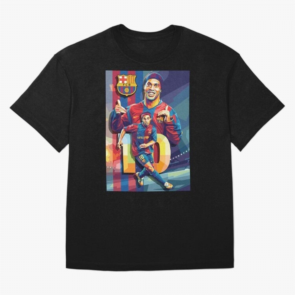 Ronaldinho Oversized T-Shirt Celebrate Global Football Passion for FIFA World Cup 2026 Group Stage, Built around Mbappe and Neymar, Germany, Game Day Rituals, Football Legends, Country Pride and the Road to the Final; Created for Match Day Parties,