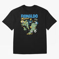 R9 Ronaldo Nazario Retro Brazil Soccer Oversized T-Shirt Elevate the FIFA World Cup 2026 Group Stage Journey through Messi, Neymar and Mbappe Highlights, Argentina Pride, Retro Football Energy, Iconic Rivalries, Trophy Chase Drama and Stadium