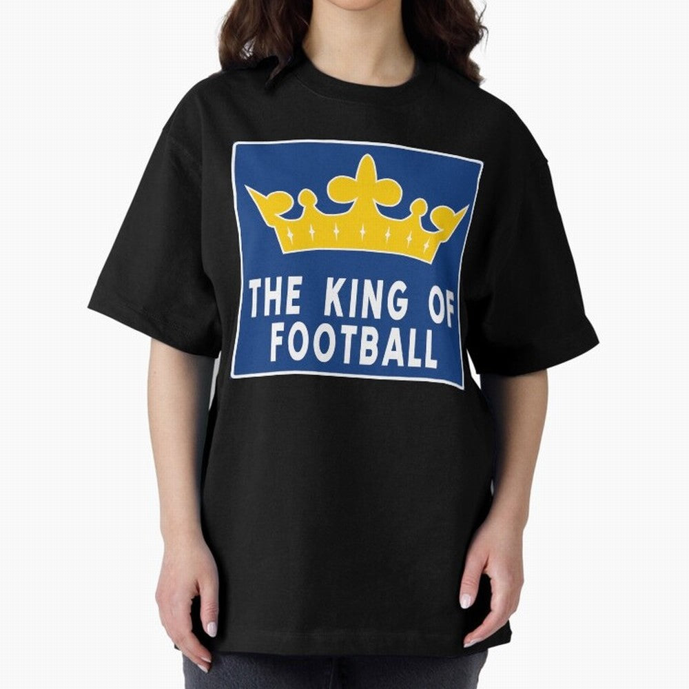 The King of Football Oversized T-Shirt Experience the Global Stage of Global Football Passion for FIFA World Cup 2026 Group Stage, with Cristiano Ronaldo, Netherlands, Soccer Culture, Superstar Moments, National Team Dreams and Competitive Fire;