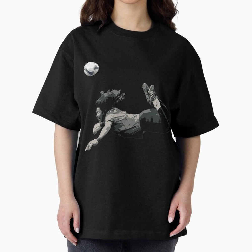 Rene Higuitas Scorpion Kick35 Oversized T-Shirt Celebrate Football Dreams Across FIFA World Cup 2026 Group Stage Featuring Mbappe, Spain and Netherlands Energy, Soccer Culture, Superstar Moments, National Team Dreams and Competitive Fire; Perfect