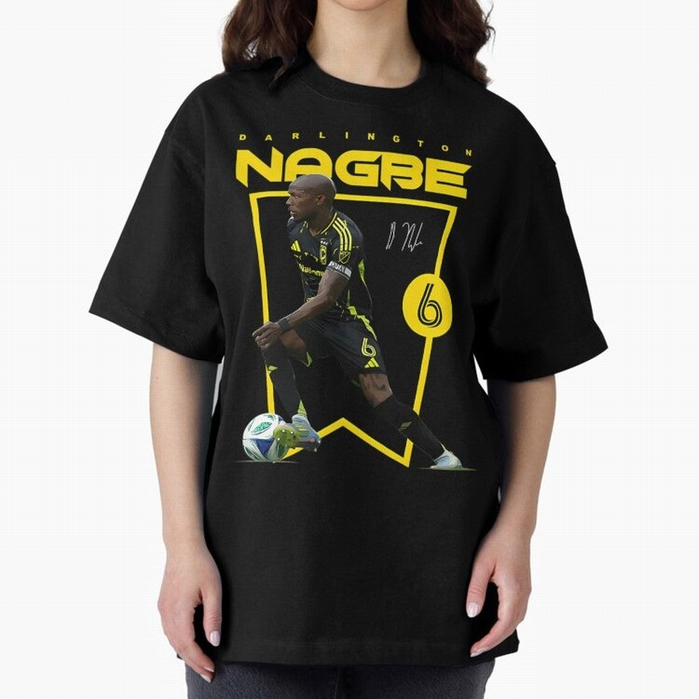 Darlington Nagbe Columbus Crew Oversized T-Shirt Join the Countdown to Match Day Hype around FIFA World Cup 2026, Neymar, Germany, Stadium Chants, National Pride, Trophy Dreams and Unforgettable Football Memories; Made for Collectors Who Enjoy