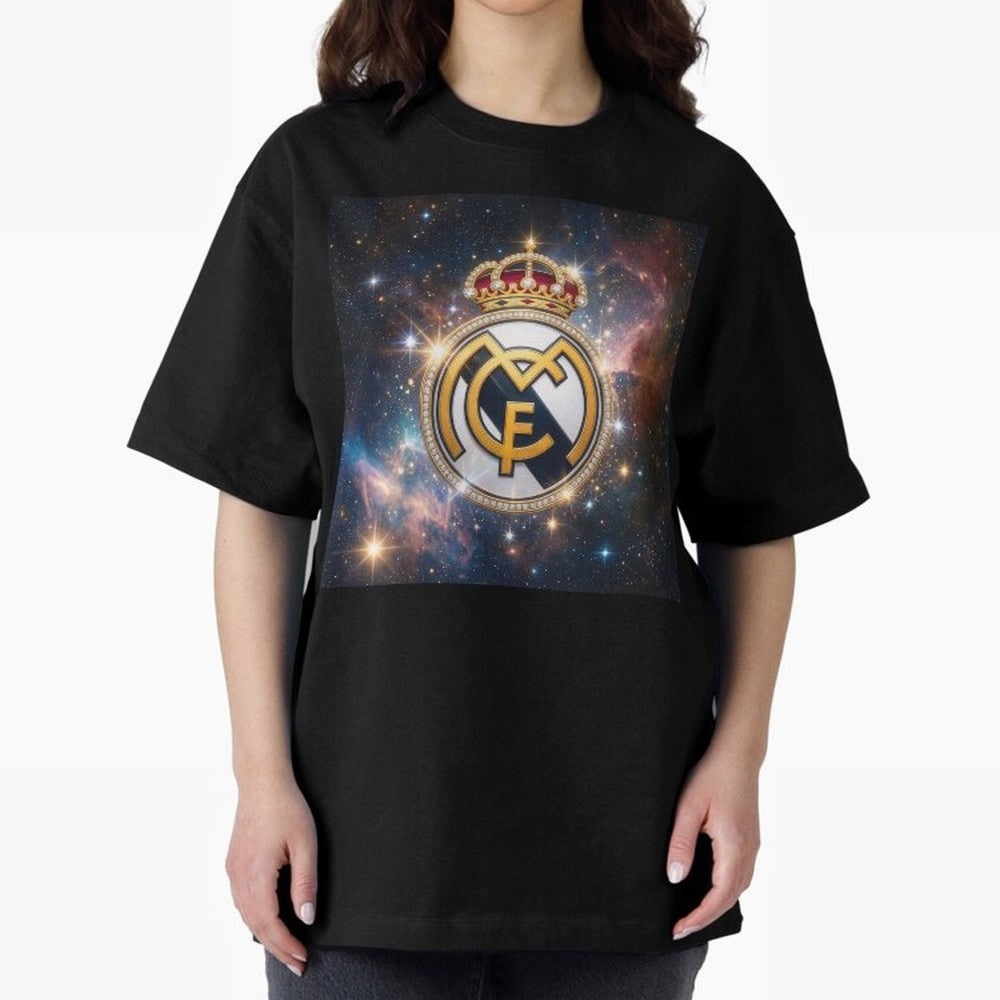 The Real Madrid Galaxy Oversized T-Shirt Turn Up for FIFA World Cup 2026 USA Canada Mexico Driven by Messi and Cristiano Ronaldo, Portugal, Spain and Germany Energy, Championship Spirit, Famous Goals, Roaring Crowds and International Football