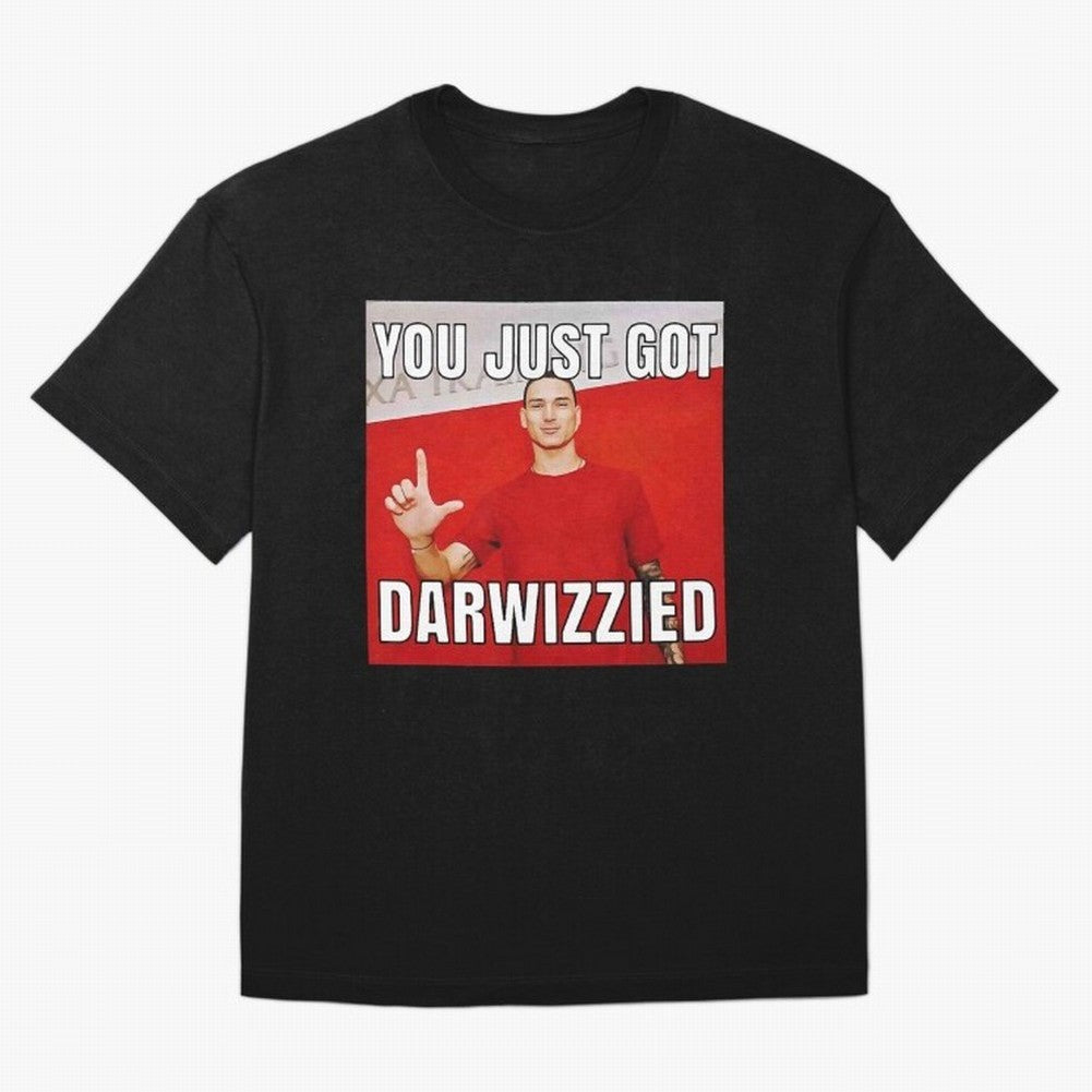 You Just Got Darwizzied Active Oversized T-Shirt Celebrate the Next Chapter of FIFA World Cup 2026 Capturing Neymar, Haaland and Cristiano Ronaldo, Germany Energy, Championship Spirit, Famous Goals, Roaring Crowds and International Football Unity;