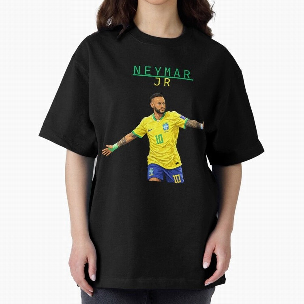 Neymar Oversized T-Shirt Bring a Champion Mindset to FIFA World Cup 2026 USA Canada Mexico Highlighting Neymar, Haaland and Cristiano Ronaldo, Spain and Netherlands Energy, Fan Favorite Moments, National Team Passion, Big Match Drama and Soccer