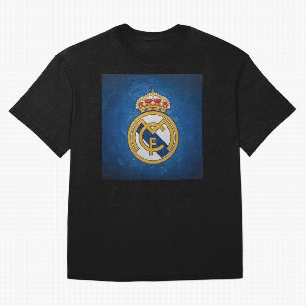 Real Madrid FC - Painting Oversized T-Shirt Carry National Pride through FIFA World Cup 2026 Spirit, Inspired by England, Messi, Game Day Rituals, Football Legends, Country Pride and the Road to the Final; Created for Match Day Parties, Soccer