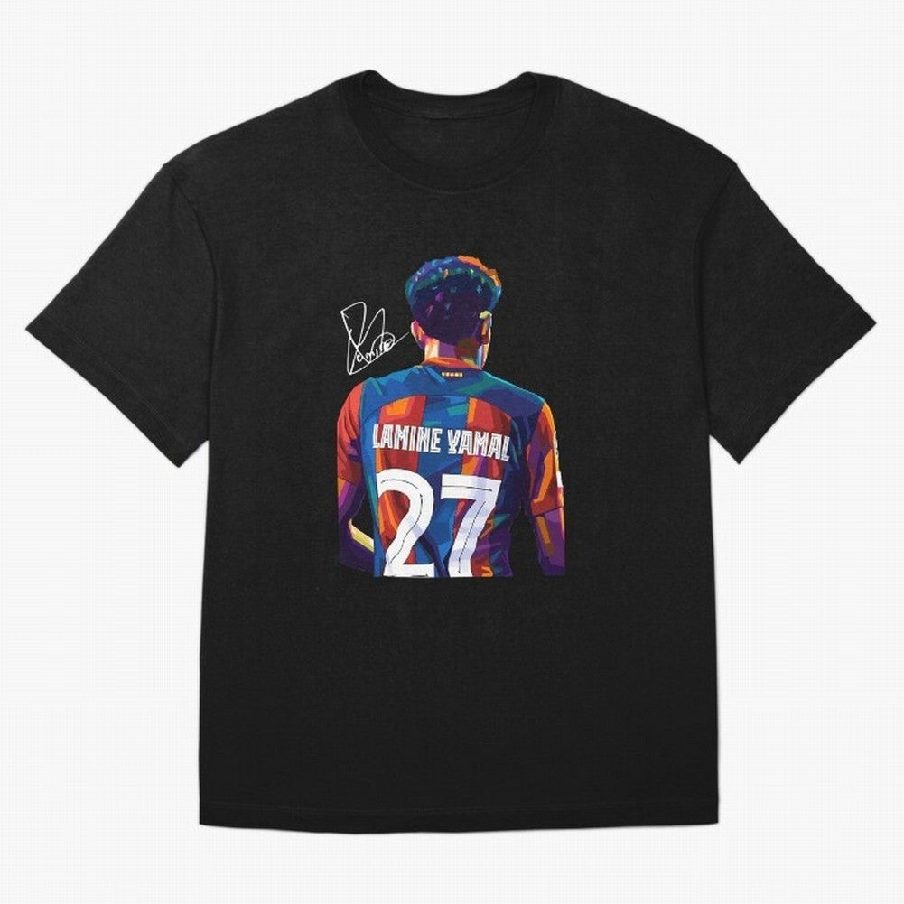 Lamine Yamal Football Player Oversized T-Shirt Represent Football Lovers during FIFA World Cup 2026 USA Canada Mexico for Fans of Neymar, Haaland and Cristiano Ronaldo and Argentina, Bringing Football History, Final Match Energy, Crowd Noise and