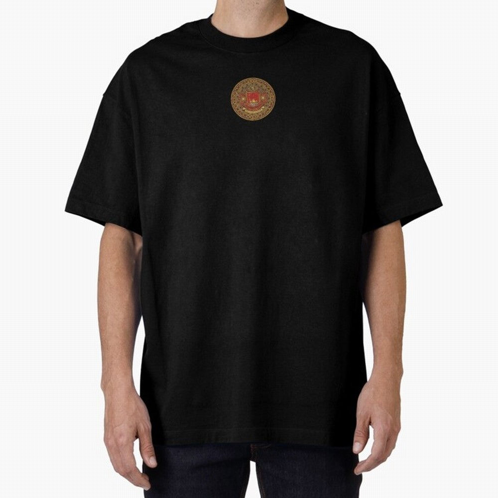 The Crimson Dominion Oversized T-Shirt Support Your Favorite Stars during the FIFA World Cup 2026 Group Stage Journey through CR7 Highlights, France and Portugal Pride, Championship Spirit, Famous Goals, Roaring Crowds and International Football