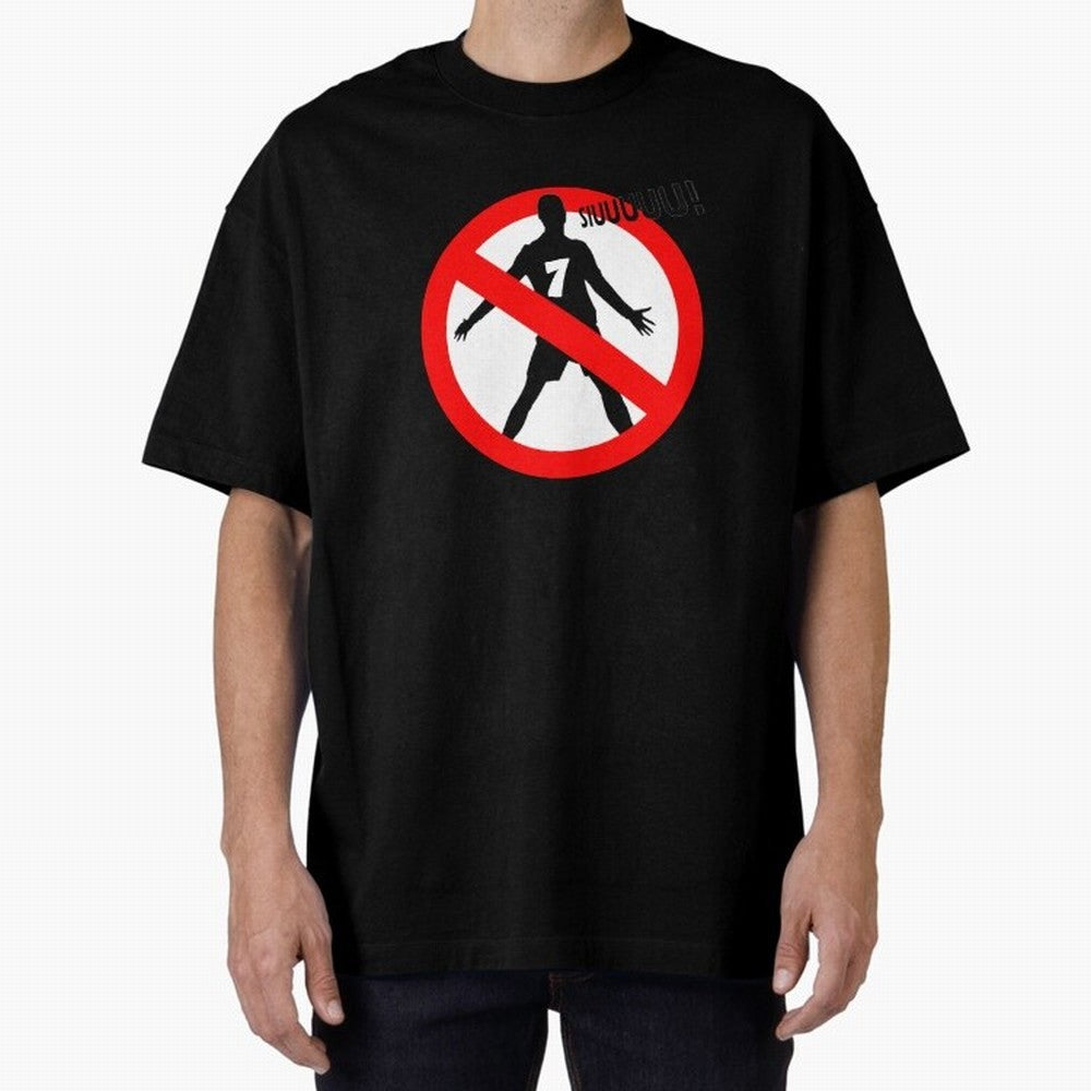 No Siiuuu Number 7 Soccer Meme Oversized T-Shirt Show Match Day Excitement for FIFA World Cup 2026 Featuring Messi, CR7 and Mbappe, Netherlands Energy, Tournament Hype, Historic Matchups, Family Viewing Parties and Global Sports Pride; Ideal for