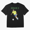 BRAZIL 9 Oversized T-Shirt Support Your Favorite Stars during FIFA World Cup 2026 USA Canada Mexico Highlighting Haaland, England and Germany Energy, Classic Soccer Heritage, Championship Pressure, Fan Loyalty and International Pride; Great for