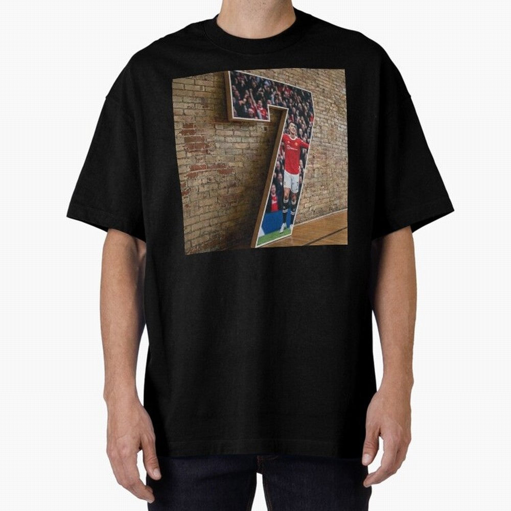 number 7 Oversized T-Shirt Bring Stadium Energy to FIFA World Cup 2026 for Fans of Cristiano Ronaldo and England, Bringing Football Passion, Legendary Performances, Festival Vibes and Supporter Community; Perfect for Supporters Who Want Bold
