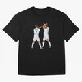 Ronaldo Madrid Celebration Duo Oversized T-Shirt Celebrate Rivalries and Pride in FIFA World Cup 2026 Group Stage Spirit, Centered on France, Messi, CR7 and Mbappe, Global Supporter Spirit, Legendary Goals, National Colors and Tournament