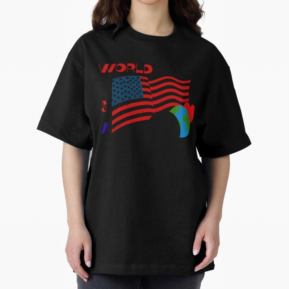 World cup 26 Oversized T-Shirt Relive the Noise and Pride of FIFA World Cup 2026 Group Stage Spirit, Celebrating Netherlands, Neymar, Haaland and Cristiano Ronaldo, Match Day Excitement, Supporter Culture, Golden Goals and Global Football Passion;