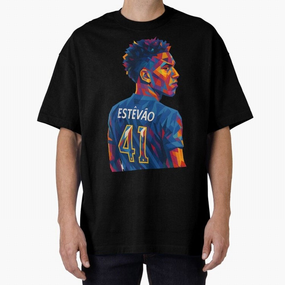 Est¨ºv?o Oversized T-Shirt Turn Football Passion into Global Football Passion for FIFA World Cup 2026 USA Canada Mexico, Built around Messi, Neymar and Mbappe, Portugal, Spain and Germany, Championship Spirit, Famous Goals, Roaring Crowds and