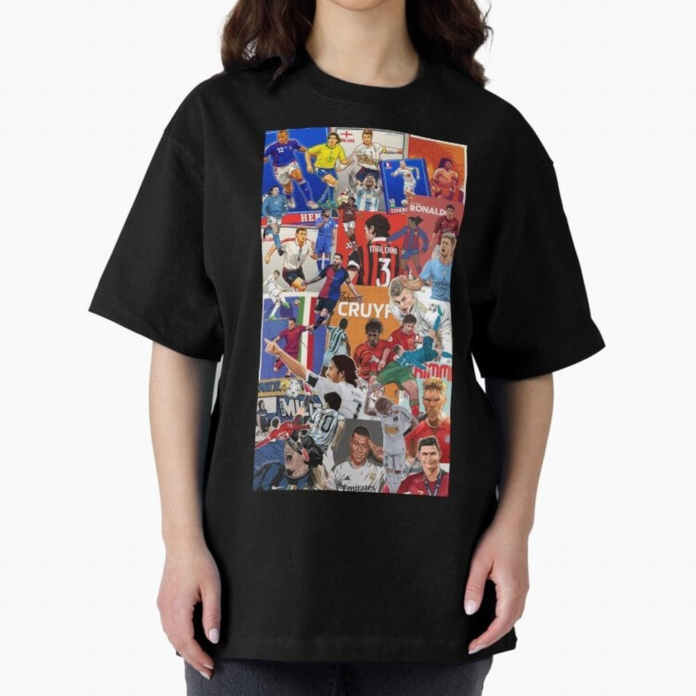 The Greats Oversized T-Shirt Join FIFA World Cup 2026 USA Canada Mexico Spirit, with Germany, Messi, Football Festival Excitement, Trophy Ambitions, Country Rivalries and Star Player Buzz; Created for Match Day Parties, Soccer Gifts, Fan Photos,
