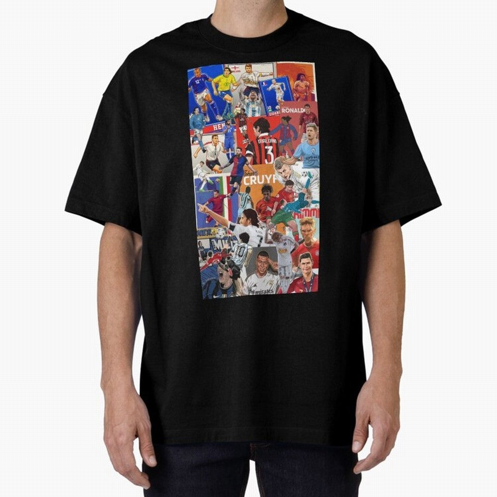 The Greats Oversized T-Shirt Join FIFA World Cup 2026 USA Canada Mexico Spirit, with Germany, Messi, Football Festival Excitement, Trophy Ambitions, Country Rivalries and Star Player Buzz; Created for Match Day Parties, Soccer Gifts, Fan Photos,