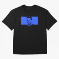 Ronaldo CR7 Blue Vector Portrait - Pop Comic Oversized T-Shirt Refresh FIFA World Cup 2026 USA Canada Mexico for Fans of CR7 and France and Portugal, Bringing Champion Mindset, Group Stage Buzz, Knockout Tension and Passionate Fan Culture; Ideal