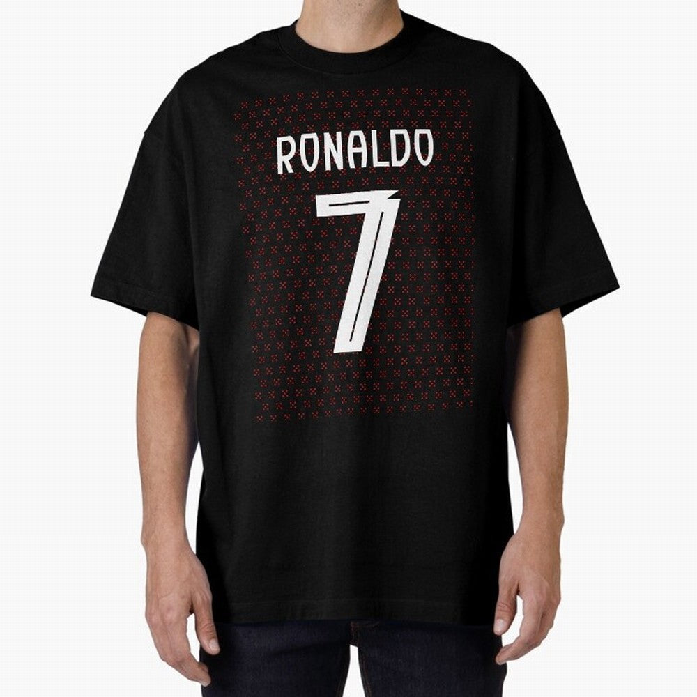 Christiano Ronaldo Portugal Kit 2025 Oversized T-Shirt Bring a Vintage Feel to FIFA World Cup 2026 for Fans of Cristiano Ronaldo, Haaland and CR7 and Argentina, Bringing Classic Soccer Heritage, Championship Pressure, Fan Loyalty and International