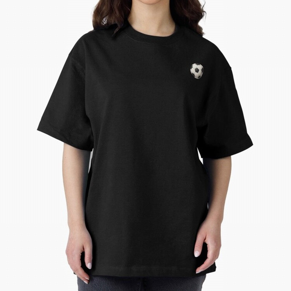 Soccer Ball Oversized T-Shirt Celebrate Every Goal in Match Day Hype around FIFA World Cup 2026 USA Canada Mexico, Messi and Cristiano Ronaldo, Portugal, Retro Football Energy, Iconic Rivalries, Trophy Chase Drama and Stadium Atmosphere; Great for