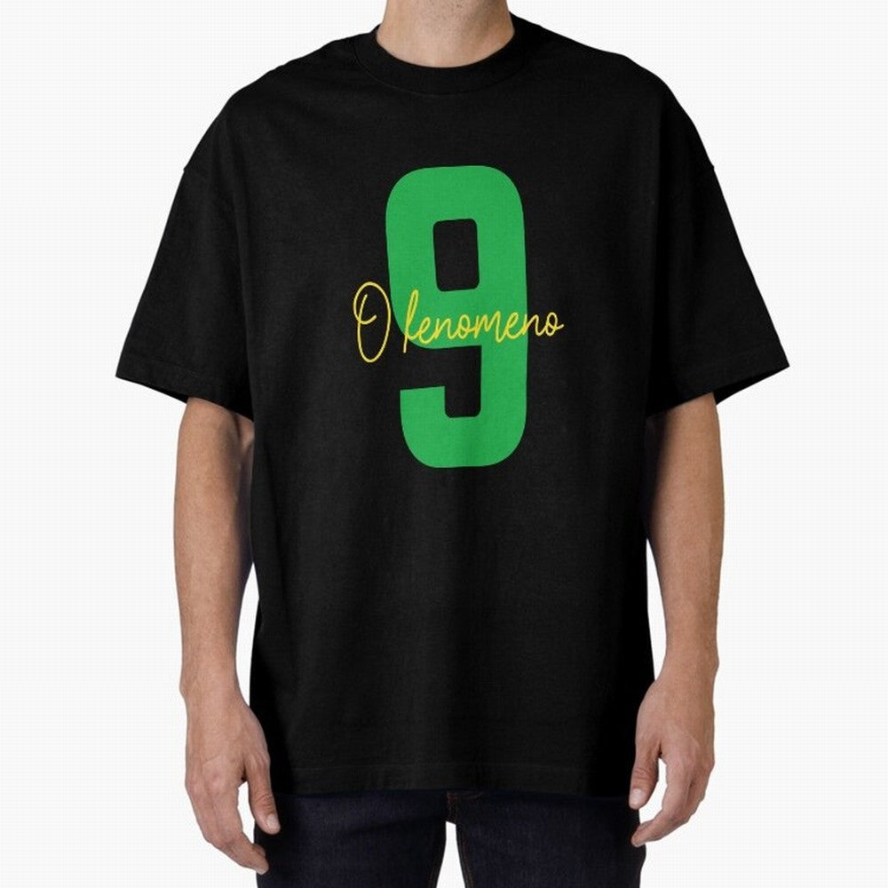 Ronaldo ¡°O Fen?meno¡± 9 Football tshirt Oversized T-Shirt Celebrate Unforgettable Nights in FIFA World Cup 2026 USA Canada Mexico Connected to Cristiano Ronaldo, Brazil Energy, Fan Favorite Moments, National Team Passion, Big Match Drama and