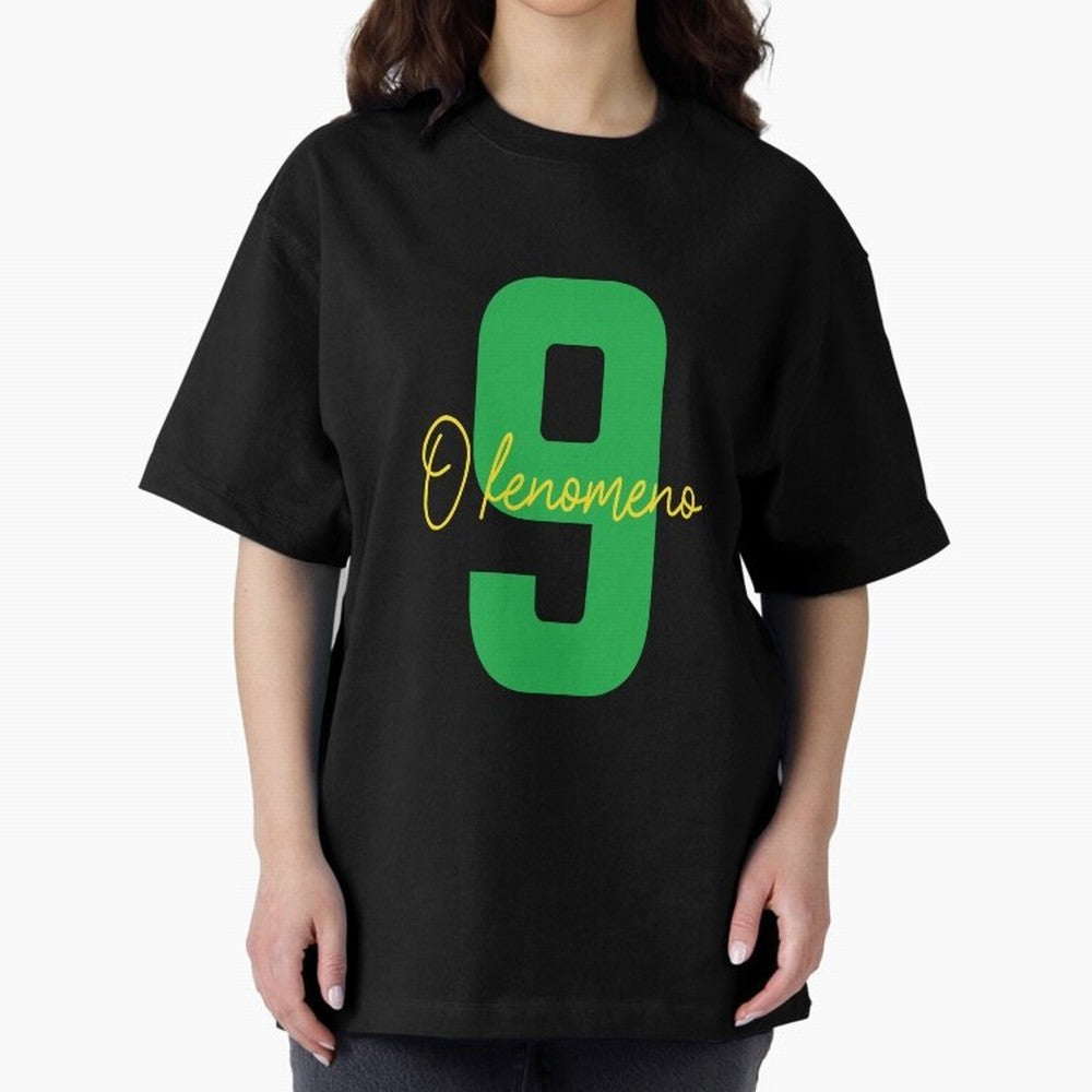Ronaldo ¡°O Fen?meno¡± 9 Football tshirt Oversized T-Shirt Celebrate Unforgettable Nights in FIFA World Cup 2026 USA Canada Mexico Connected to Cristiano Ronaldo, Brazil Energy, Fan Favorite Moments, National Team Passion, Big Match Drama and
