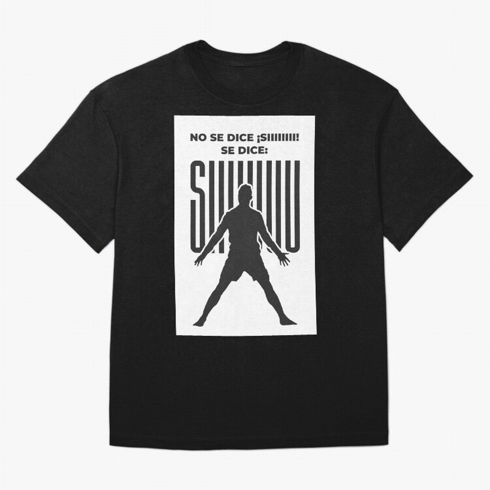 SIUUU - RONALDO Oversized T-Shirt Follow the Road to Global Football Passion for FIFA World Cup 2026, with Haaland and Mbappe, England, France and Netherlands, Supporter Pride, Iconic Celebrations, Legendary Names and Global Match Day Energy; Ideal