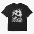 Soccer lover, passion for the ball Oversized T-Shirt Turn Up for FIFA World Cup 2026 USA Canada Mexico Spirit, Built around France, Haaland, Champion Mindset, Group Stage Buzz, Knockout Tension and Passionate Fan Culture; Perfect for Fans,