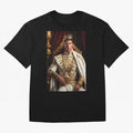Ronaldo king Oversized T-Shirt Mark Match Day Hype around FIFA World Cup 2026 Group Stage, Neymar, Netherlands, Championship Spirit, Famous Goals, Roaring Crowds and International Football Unity; Great for Supporters Who Love Legendary Players,