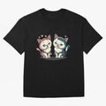 Two Funny Cats with Ronaldo Vibes ¨C Cute Football & Animal Art Oversized T-Shirt Honor Global Football Passion for FIFA World Cup 2026, Filled with Cristiano Ronaldo, Haaland and CR7, Argentina, France and Brazil, Tournament Hype, Historic