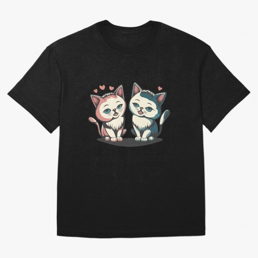 Two Funny Cats with Ronaldo Vibes ¨C Cute Football & Animal Art Oversized T-Shirt Honor Global Football Passion for FIFA World Cup 2026, Filled with Cristiano Ronaldo, Haaland and CR7, Argentina, France and Brazil, Tournament Hype, Historic