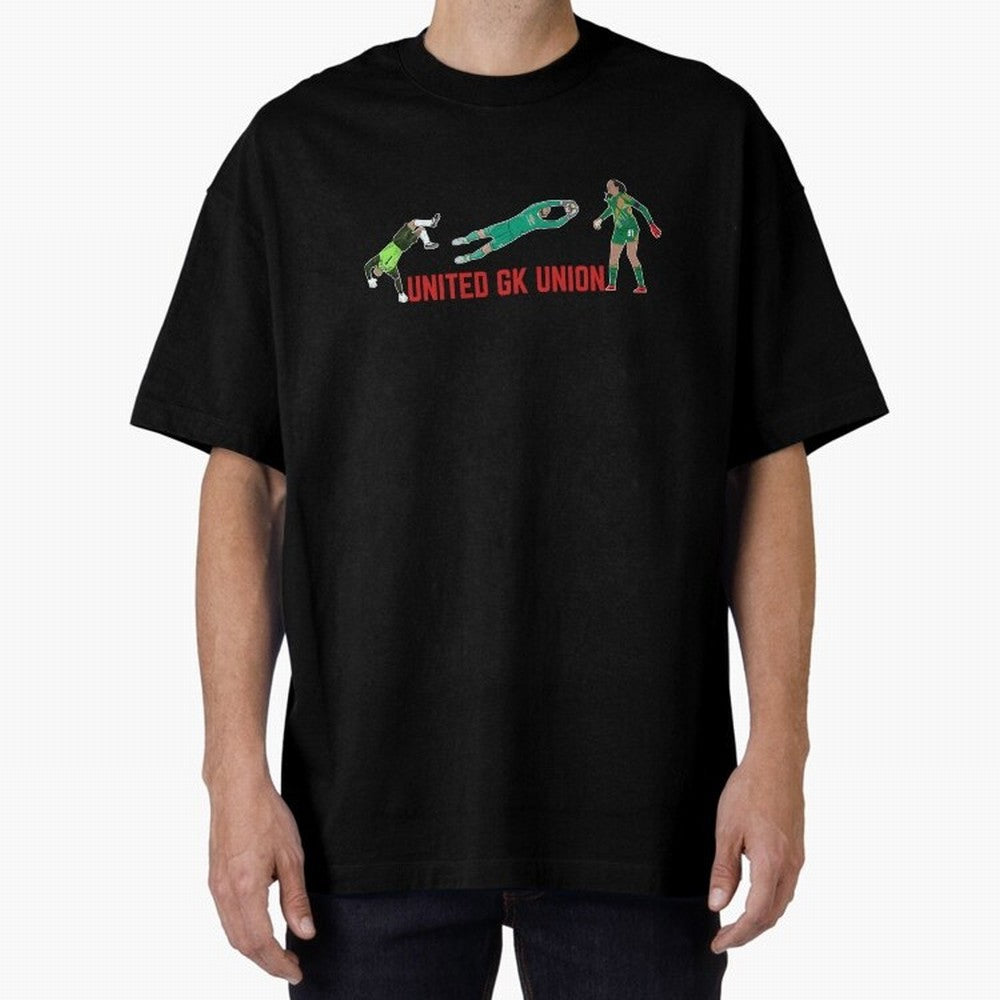 UNITED GK Union Peter Schmeichel David De Gea Phallon Tullis-Joyce Oversized T-Shirt Remember FIFA World Cup 2026 USA Canada Mexico Spirit, Built around England and Germany, Neymar, Haaland and Cristiano Ronaldo, Championship Spirit, Famous Goals,