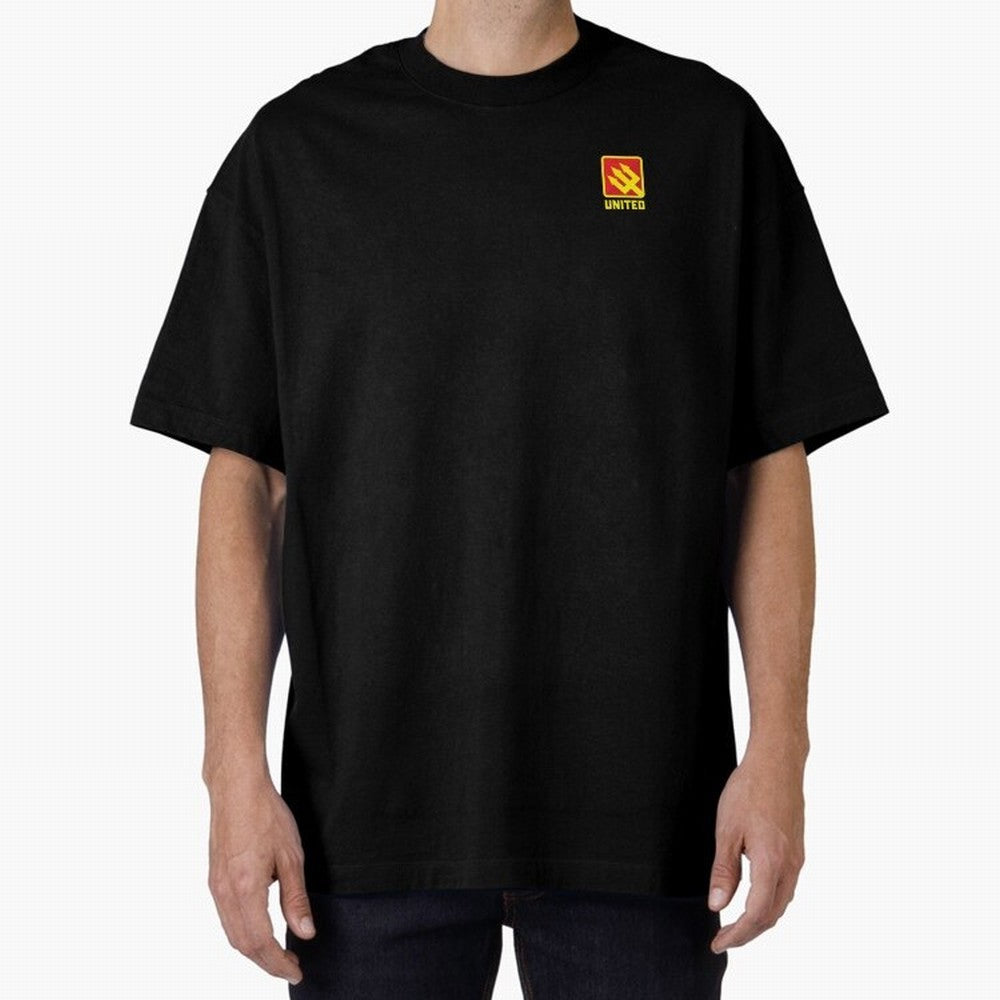 Manchester United Minimal Badge Oversized T-Shirt Make Game Day About the FIFA World Cup 2026 Journey through CR7 Highlights, Brazil, Portugal and Argentina Pride, Retro Football Energy, Iconic Rivalries, Trophy Chase Drama and Stadium Atmosphere;