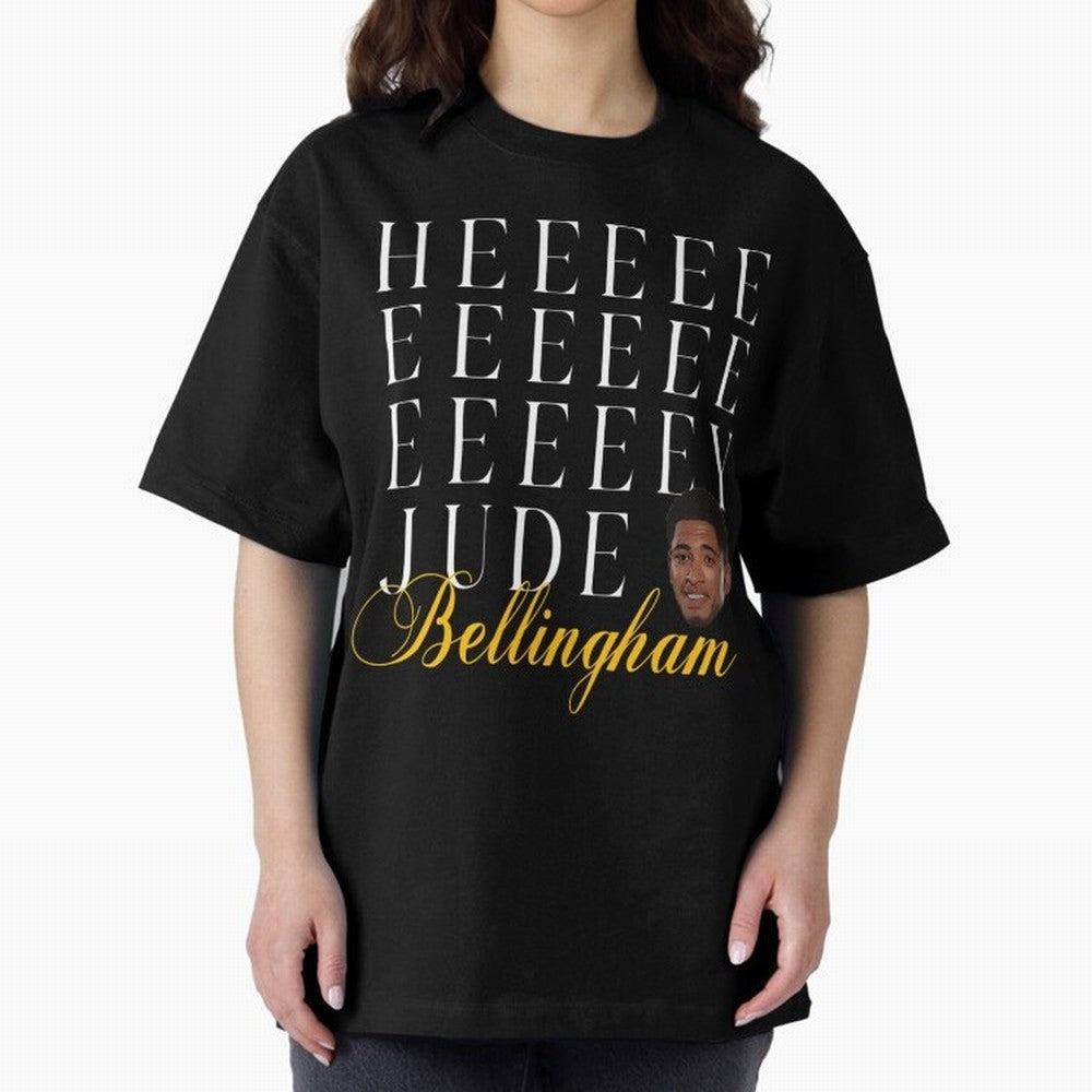 Jude Bellingham Oversized T-Shirt Join FIFA World Cup 2026 USA Canada Mexico for Fans of Neymar and France and Portugal, Bringing Stadium Chants, National Pride, Trophy Dreams and Unforgettable Football Memories; Perfect for Supporters Who Want