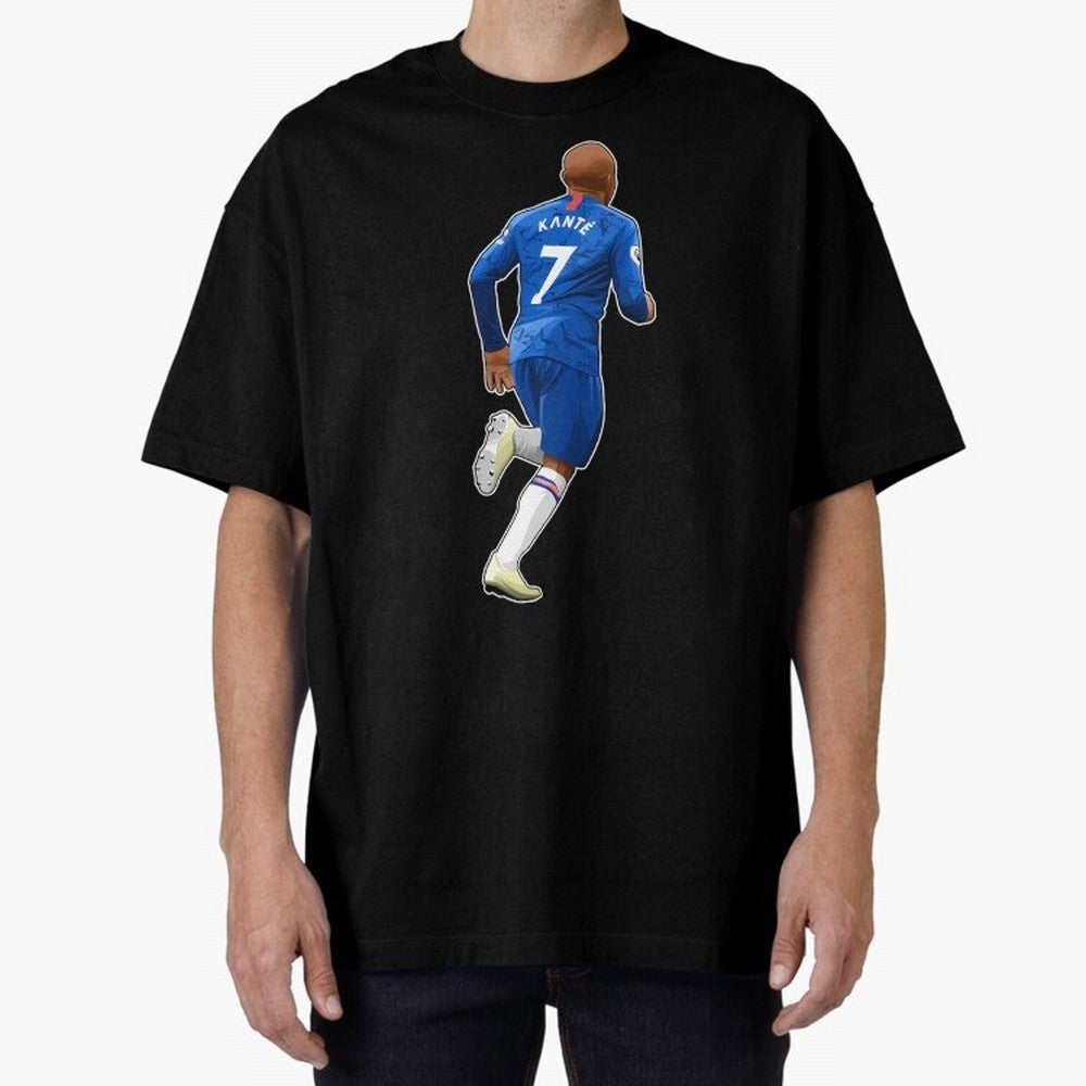 Ngolo Kante #7 Runs Oversized T-Shirt Represent Match Day Hype around FIFA World Cup 2026 USA Canada Mexico, CR7 and Messi, Germany, Tournament Hype, Historic Matchups, Family Viewing Parties and Global Sports Pride; Great for Supporters Who Love