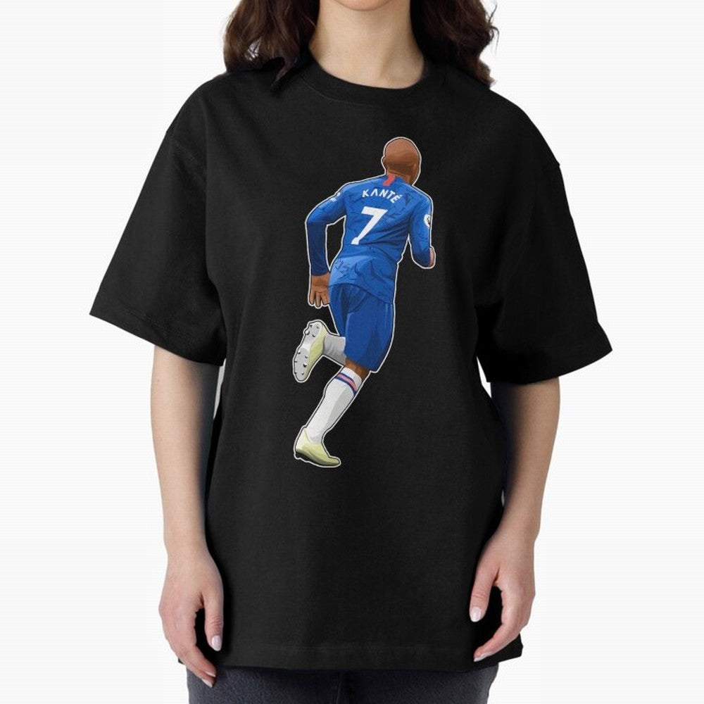 Ngolo Kante #7 Runs Oversized T-Shirt Represent Match Day Hype around FIFA World Cup 2026 USA Canada Mexico, CR7 and Messi, Germany, Tournament Hype, Historic Matchups, Family Viewing Parties and Global Sports Pride; Great for Supporters Who Love