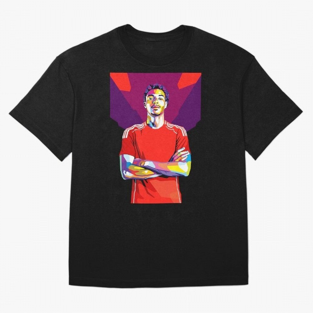 Ekitike in WPAP Style Oversized T-Shirt Capture the FIFA World Cup 2026 USA Canada Mexico Journey through Mbappe Highlights, Portugal, Spain and Germany Pride, Championship Spirit, Famous Goals, Roaring Crowds and International Football Unity;