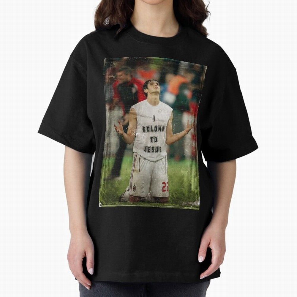 Ricardo Kaka Oversized T-Shirt Represent Fans Who Live for FIFA World Cup 2026 USA Canada Mexico with Haaland and Mbappe, France Energy, Champion Mindset, Group Stage Buzz, Knockout Tension and Passionate Fan Culture; Perfect for Fans, Collectors,