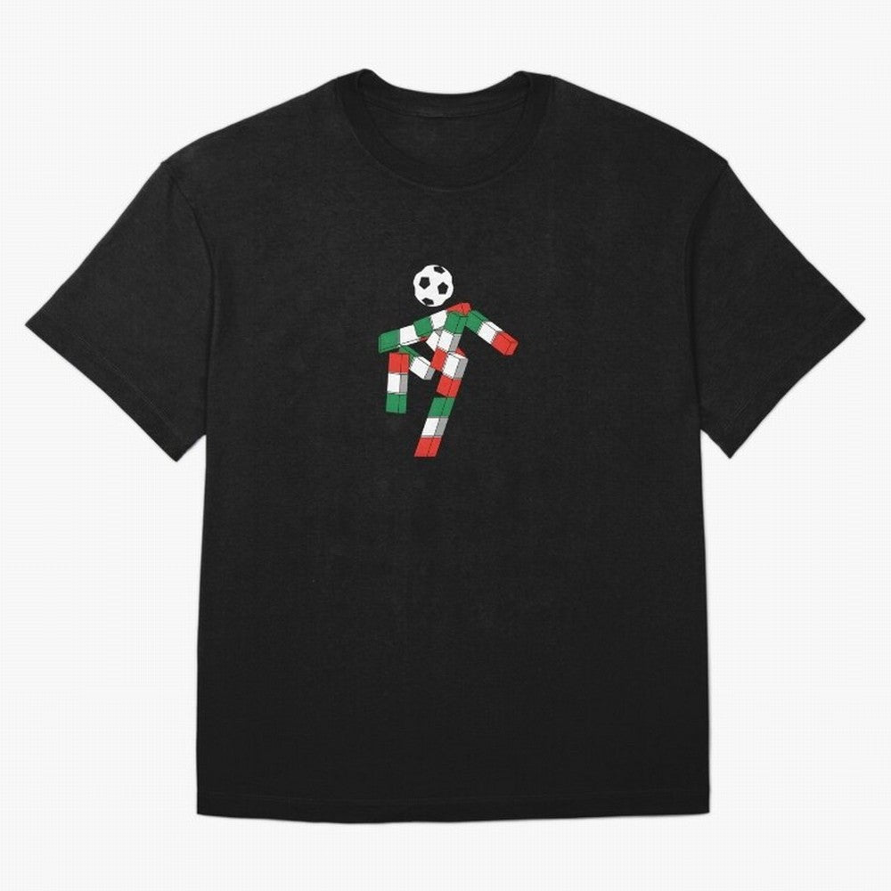 Ciao - World Cup 90' Mascote Logo Oversized T-Shirt Enjoy Match Day Hype around FIFA World Cup 2026 Group Stage, Cristiano Ronaldo, France and Portugal, Football History, Final Match Energy, Crowd Noise and Once in a Lifetime Moments; Ideal for