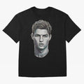 Ronaldo drawing 2008 Oversized T-Shirt Celebrate Football Heritage in FIFA World Cup 2026 for Fans of Messi, Neymar and Mbappe and Portugal, Spain and Germany, Bringing Stadium Chants, National Pride, Trophy Dreams and Unforgettable Football