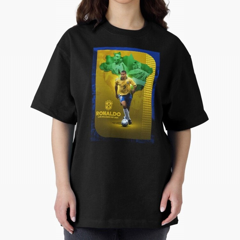 Ronaldo Lu¨ªs Naz¨¢rio de Lima O Fen?meno Brazil Football Legend Oversized T-Shirt Treasure Match Day Hype around FIFA World Cup 2026 USA Canada Mexico, Mbappe, Netherlands, Champion Mindset, Group Stage Buzz, Knockout Tension and Passionate Fan