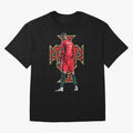 Portugal Ronaldo No.7 Artwork For Soccer Fans, Gift For Football Supporters Oversized T-Shirt Keep the Match Day Mood of FIFA World Cup 2026 USA Canada Mexico for Fans of CR7 and Messi and Argentina, Bringing Soccer Culture, Superstar Moments,