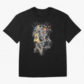 Cosmic Ronaldo Made of Star Stuff Artwork For Football Fans Gift For Soccer Enthusiasts Oversized T-Shirt Show Support during the FIFA World Cup 2026 USA Canada Mexico Journey through Messi Highlights, Argentina Pride, Championship Spirit, Famous