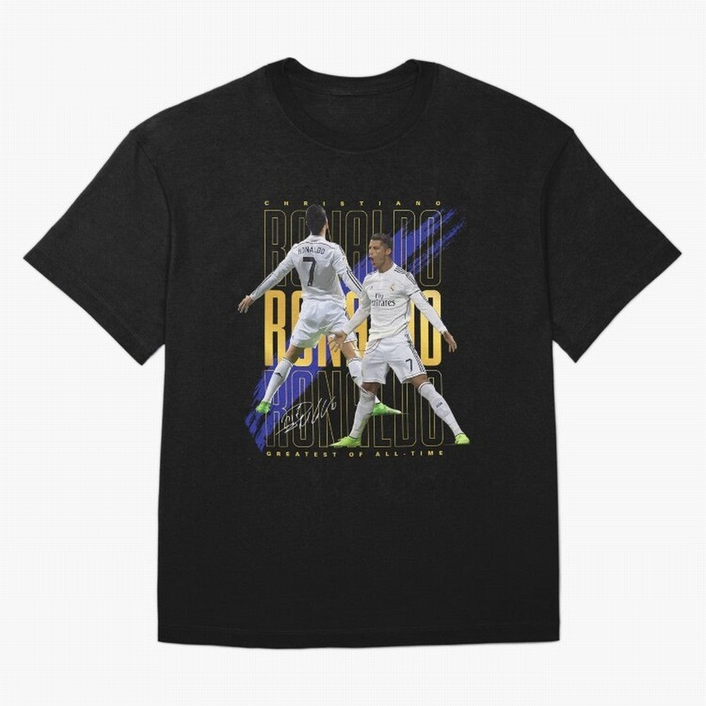 Ronaldo Soccer Legend Design For Football Fans Gift For Sports Enthusiasts Oversized T-Shirt Celebrate Global Passion for Match Day Hype around FIFA World Cup 2026 USA Canada Mexico, Haaland and Mbappe, England and Germany, Global Supporter Spirit,